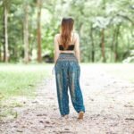 Novastelix Chic Women's Bohemian Harem Pants with Smocked Waist - Perfect for Yoga & Casual Style! - Image 5