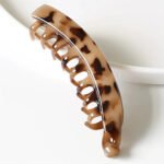 Novastelix Frosted Solid Color Banana Hair Clips ?C Fashion Ponytail Barrettes & Hair Claws for Women - Image 7