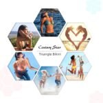 Novastelix Stylish Women's Padded Triangle Bikini Set with Tie Side Bottom - Perfect Two Piece Swimsuit for Summer Fun! - Image 7