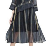 Novastelix Chic Women's Summer Tulle Dress - Casual Loose Fit Organza Style GY2280