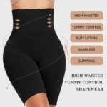 Novastelix Ultimate Tummy Control High-Waisted Shapewear Shorts - 2 Pack for Flawless Thigh Slimming - Image 3