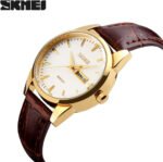 Novastelix Stylish Women's Waterproof Black Leather Band Quartz Watch - Perfect Gift for Her! - Image 3