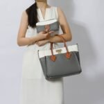 Novastelix Chic Brynlee Women's Navy Tote Bag & Wristlet Wallet Set - Trendy Crossbody Handbag by Mia K - Image 3
