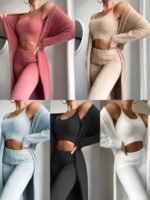 Novastelix 3-Piece Fuzzy Fleece Loungewear Set - Image 2
