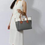 Novastelix Chic Brynlee Women's Navy Tote Bag & Wristlet Wallet Set - Trendy Crossbody Handbag by Mia K - Image 4