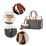 Novastelix Chic Brynlee Women's Navy Tote Bag & Wristlet Wallet Set - Trendy Crossbody Handbag by Mia K - Image 9