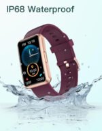 Novastelix IP68 Waterproof Fitness Tracker Watch for Men & Women - No Bluetooth or App Needed, Full Touch Screen, Steps & Calories Counter, Sleep Tracker, Alarm Clocks (Purple) - Image 6