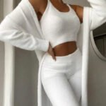 Novastelix 3-Piece Fuzzy Fleece Loungewear Set