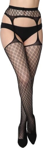 Novastelix Women's Lace Fishnet Stockings - Sexy Pantyhose in Regular and Plus Sizes (Pack of 6) - Image 6
