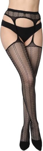 Novastelix Women's Lace Fishnet Stockings - Sexy Pantyhose in Regular and Plus Sizes (Pack of 6) - Image 2