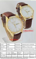 Novastelix Stylish Women's Waterproof Black Leather Band Quartz Watch - Perfect Gift for Her! - Image 6