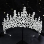 Novastelix Elegant Silver Tiara & Crown with Sparkling Crystal Rhinestones - Perfect for Brides, Birthdays, Proms, Halloween, and Costumes - Image 4