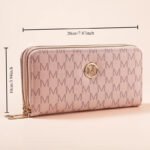 Novastelix Sleek Double Zipper Wallet with M Letter Detail ?C Stylish Wristlet Clutch for Men & Women - Image 4