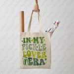 Novastelix Pickle Lover Canvas Tote Bag ?? Funny Canning Season Print, Reusable Shoulder Bag - Image 3