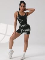 Novastelix Women's Seamless Backless Yoga Jumpsuit with Tummy Control & U-Neck - Image 13
