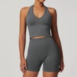 Novastelix 2/3/4PCS Yoga Set Gym Clothes Sportswear Seamless Yoga Suits For Women Fitness Long Sleeved Tracksuits Sports Bra Gym Leggings - Image 7