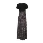 Novastelix Spring/Summer Chic Midi Polka Dot Dress - Sexy Fit & Flare, novastelixable Knit, Easy-Care - Image 2