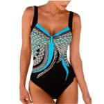 Novastelix Women's Vintage Print One-Piece Swimsuit ?? Tummy Control, Plus Size - Image 6