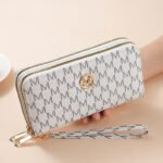Novastelix Sleek Double Zipper Wallet with M Letter Detail ?C Stylish Wristlet Clutch for Men & Women - Image 2