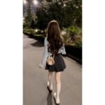 Novastelix Sweet Spicy Strappy Mini Bodycon Dress Beach Cover-Up for Women Fashionable Fall New Arrivals French Floral Print Waist-Defining - Image 3