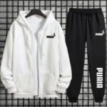 Novastelix New in Women Tracksuit Trend Printing Hooded Sweatshirts Pants 2Pcs Set Casual Zipper Overcoat Suit Daily Clothing Autumn Winter - Image 2