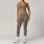 Novastelix 2/3/4PCS Yoga Set Gym Clothes Sportswear Seamless Yoga Suits For Women Fitness Long Sleeved Tracksuits Sports Bra Gym Leggings - Image 15