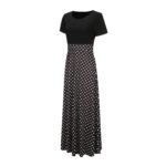 Novastelix Spring/Summer Chic Midi Polka Dot Dress - Sexy Fit & Flare, novastelixable Knit, Easy-Care - Image 4