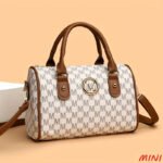 Novastelix Stylish Women's Faux Leather Crossbody Bag with Elegant Gold "M" Accent - Image 7