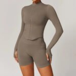 Novastelix 2/3/4PCS Yoga Set Gym Clothes Sportswear Seamless Yoga Suits For Women Fitness Long Sleeved Tracksuits Sports Bra Gym Leggings - Image 10