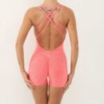 Novastelix Women's Scrunch Detail Gym Jumpsuit ?C Stretchy & Stylish Activewear for Yoga & Workout - Image 18