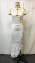 Novastelix Womens Bohemian Maxi Dress Retro White Lace Sleeveless Summer Beach Wedding Guest Dress Elegant Church Party - Image 4