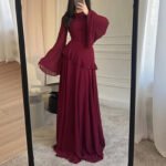 Novastelix Elegant Ruffled Party Dress - Image 8