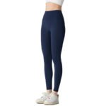 Novastelix Women's High-Waist Yoga Leggings Breathable Quick-Drying Fitness Running Cycling Workout Gym Clothing Ankle-Length Solid Color