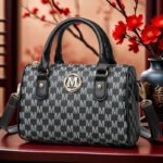 Novastelix Stylish Women's Faux Leather Crossbody Bag with Elegant Gold "M" Accent - Image 5