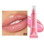 Novastelix YOUNG VISION 6 Colors Fine Shimmering Hydrating Pipe Lip Gloss Moisturizing Crystal Gloss Lip Gloss Layering Lip Makeup - Image 10