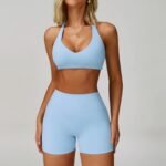 Novastelix 2-3PCS Yoga Suit Women Tracksuit Sports Bra High Waist Leggings Shorts Outfit Gym Set Fitness Push Up Workout Clothes Sportswear - Image 10