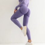 Novastelix Elevate Your Workout with Women's High-Waist Seamless Yoga Leggings - Image 10