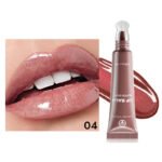 Novastelix YOUNG VISION 6 Colors Fine Shimmering Hydrating Pipe Lip Gloss Moisturizing Crystal Gloss Lip Gloss Layering Lip Makeup - Image 12
