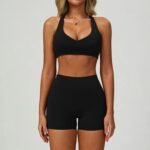 Novastelix 2-3PCS Yoga Suit Women Tracksuit Sports Bra High Waist Leggings Shorts Outfit Gym Set Fitness Push Up Workout Clothes Sportswear - Image 3