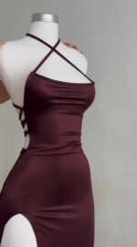 Novastelix 2025 European and American hot new dress summer high-end Y2K sexy suspender spicy girl dress long skirt