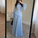 Novastelix Elegant Ruffled Party Dress - Image 9