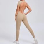 Novastelix One-piece Yoga Padded Backless Suit Female Rompers Quick Dry Yoga Clothing Workout Bodysuits Scrunch Sports Jumpsuit Women - Image 5