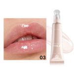 Novastelix YOUNG VISION 6 Colors Fine Shimmering Hydrating Pipe Lip Gloss Moisturizing Crystal Gloss Lip Gloss Layering Lip Makeup - Image 9