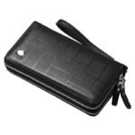 Novastelix Men's Genuine Leather Clutch Wallet ?? Zipper Wristlet, Phone & Card Holder - Image 7