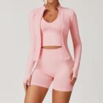 Novastelix 2/3/4PCS Yoga Set Gym Clothes Sportswear Seamless Yoga Suits For Women Fitness Long Sleeved Tracksuits Sports Bra Gym Leggings - Image 24
