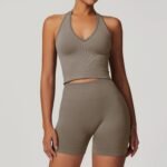 Novastelix 2/3/4PCS Yoga Set Gym Clothes Sportswear Seamless Yoga Suits For Women Fitness Long Sleeved Tracksuits Sports Bra Gym Leggings - Image 21