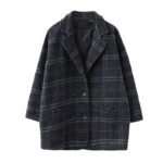 Novastelix Checkered Coat for Women 2025 Spring New Korean Edition Retro Western Style Reduced Age Small Fragrant Whisper Coat for Women WF - Image 4