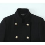 Novastelix Woolen Coat Fall Fashion Black Long Coat Elegant And Pretty Women's Coats American Retro Autumn Outerwear Urban Coats - Image 4