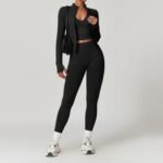 Novastelix 2/3/4PCS Yoga Set Gym Clothes Sportswear Seamless Yoga Suits For Women Fitness Long Sleeved Tracksuits Sports Bra Gym Leggings - Image 32