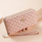Novastelix Sleek Double Zipper Wallet with M Letter Detail ?C Stylish Wristlet Clutch for Men & Women - Image 3